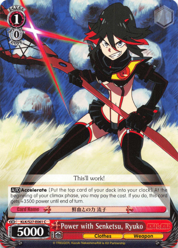Power with Senketsu, Ryuko (KLK/S27-E061 C) [KILL la KILL]