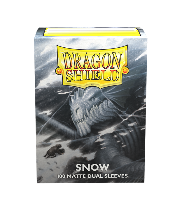 100ct Dual Matte Sleeves - Snow