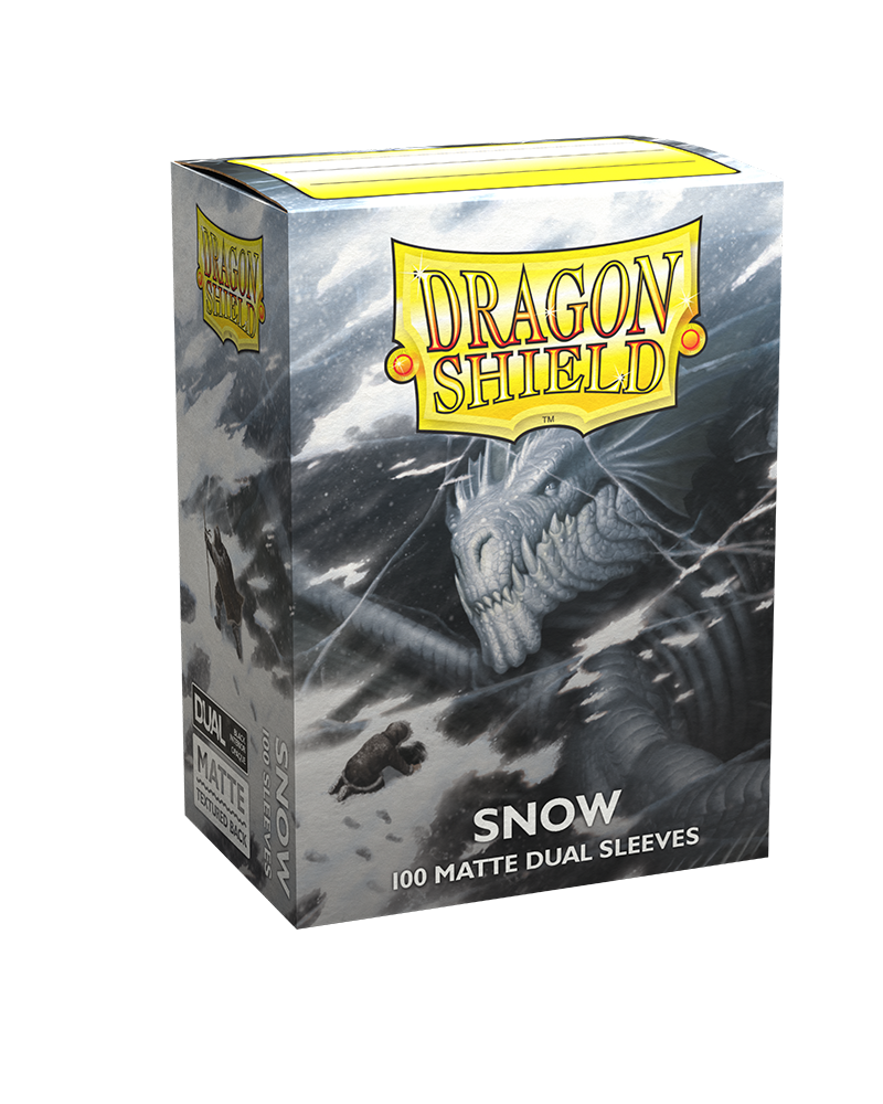100ct Dual Matte Sleeves - Snow