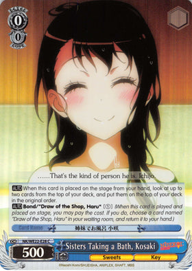 Sisters Taking a Bath, Kosaki (NK/WE22-E28) (Parallel Foil) [NISEKOI Extra Booster]