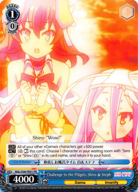 Challenge to the Flugels, Shiro & Steph (NGL/S58-PE01 PR) (Promo) [No Game No Life]