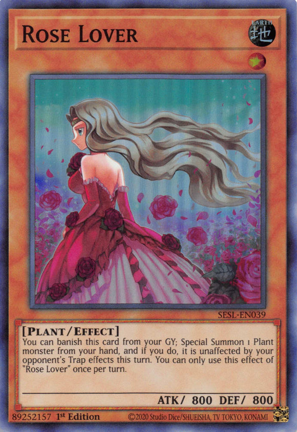 Rose Lover [SESL-EN039] Super Rare