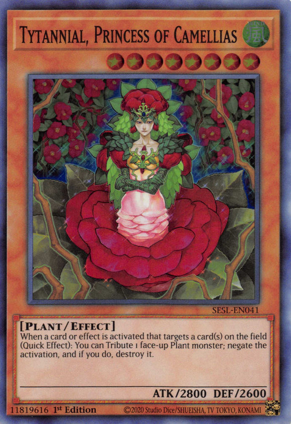 Tytannial, Princess of Camellias [SESL-EN041] Super Rare
