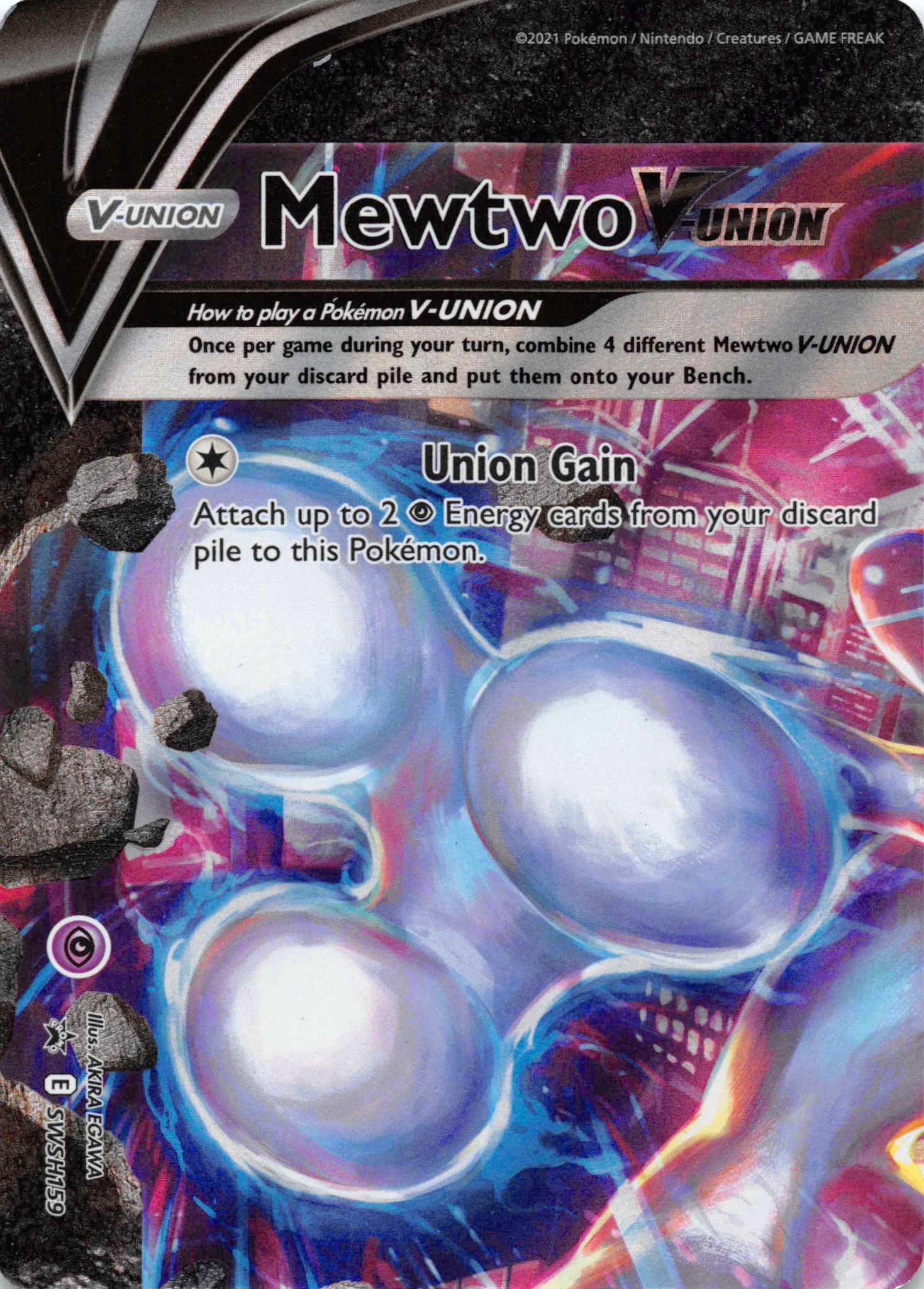 Mewtwo V-Union (SWSH159) [Sword & Shield: Black Star Promos]